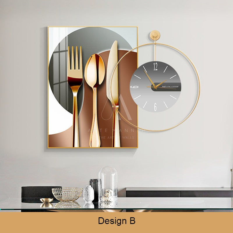 Exuberance Wall Art Clock