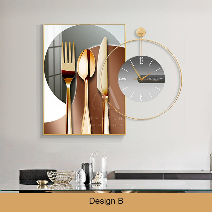 Exuberance Wall Art Clock