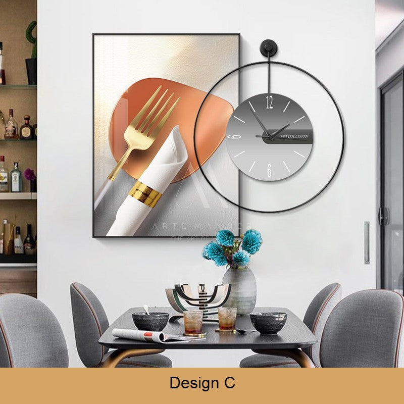 Exuberance Wall Art Clock