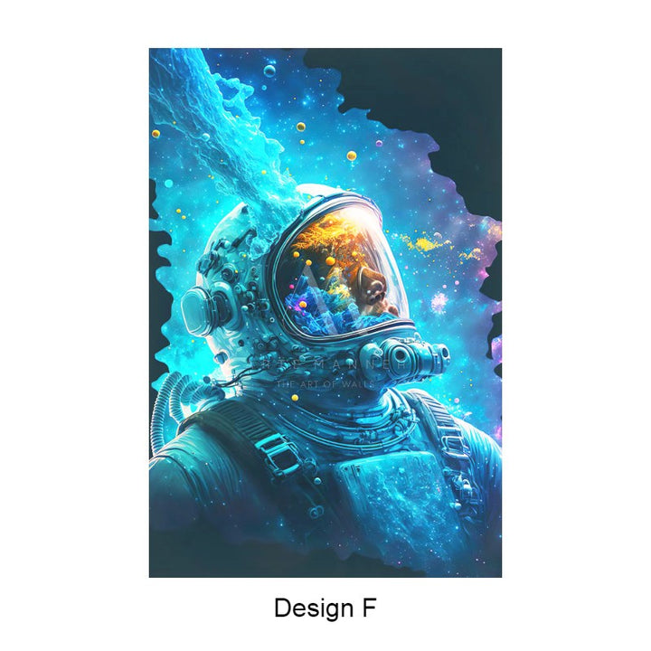 Anti-Gravity Cyberpunk Wall Art