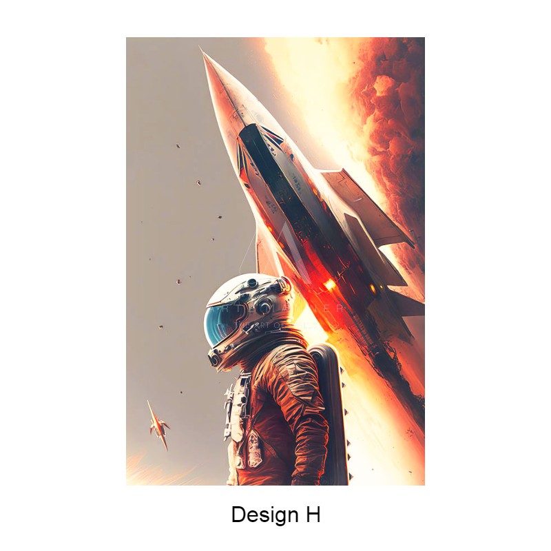 Anti-Gravity Cyberpunk Wall Art