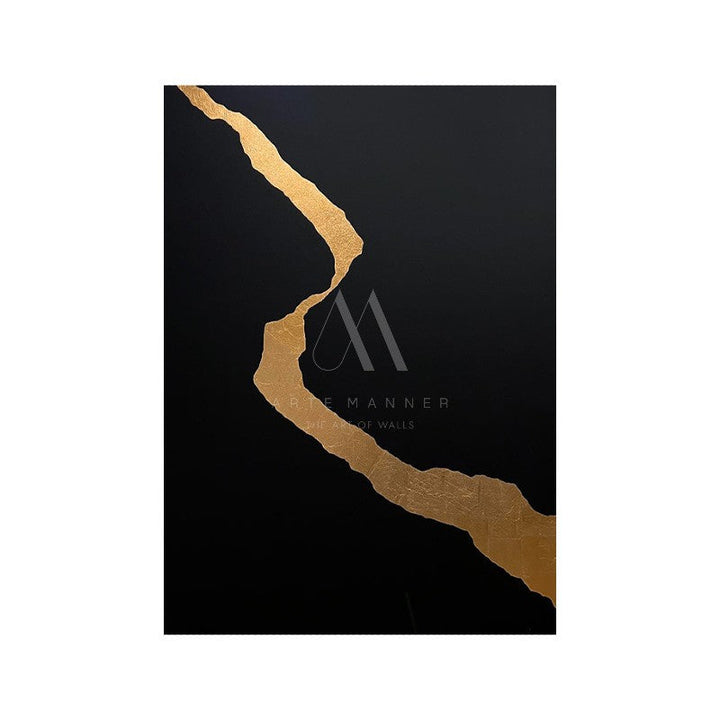 Lava Minimalist Abstract Oil Painting