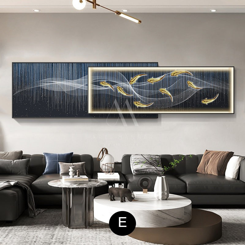 Temptation of the Light Modern LED Wall Art