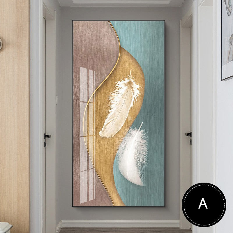 Serene Autumn Modern Wall Art