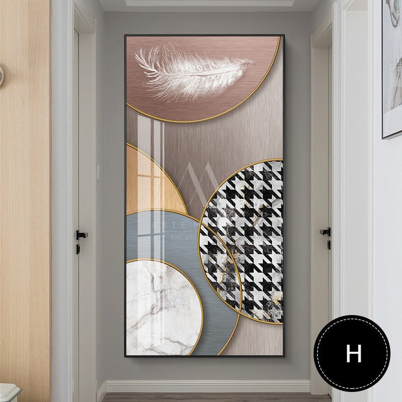 Serene Autumn Modern Wall Art