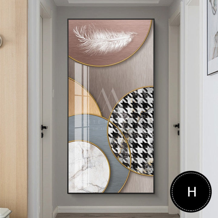 Serene Autumn Modern Wall Art