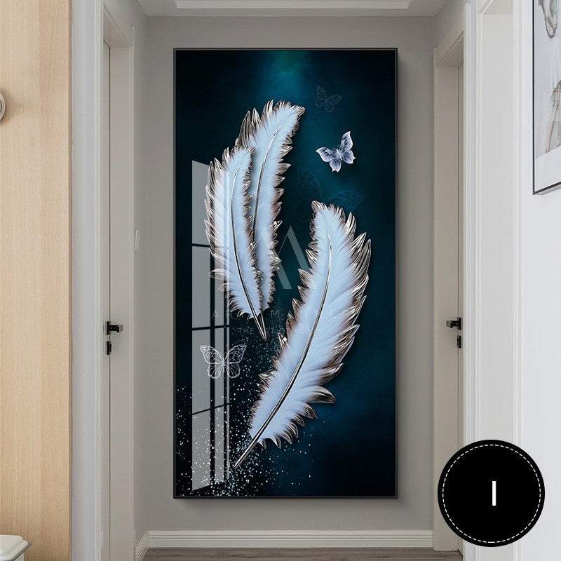 Serene Autumn Modern Wall Art