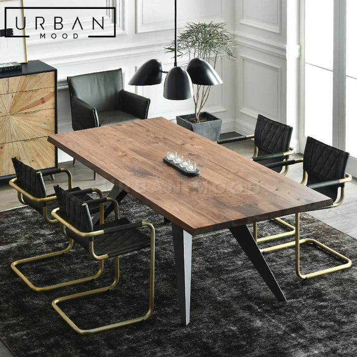 AXA Modern Solid Wood Dining Table