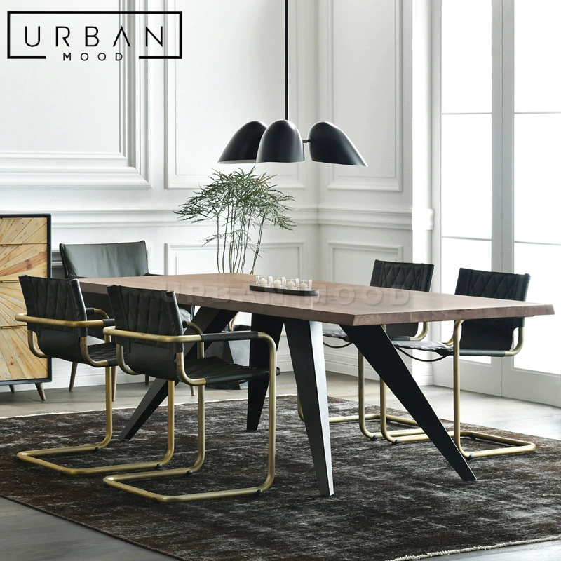 AXA Modern Solid Wood Dining Table