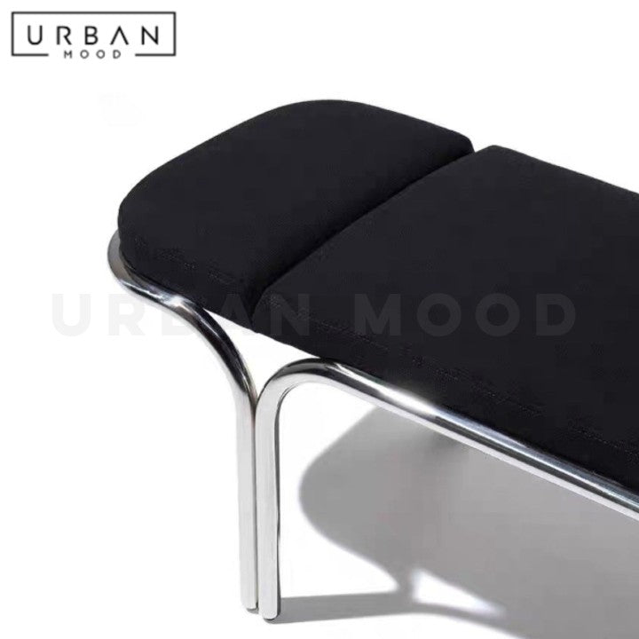 BACHER Modern Fabric Bench