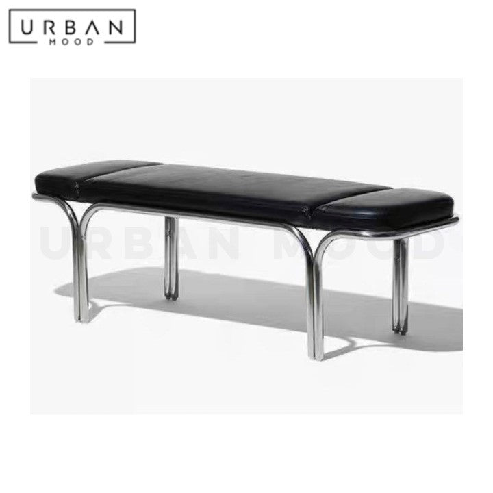 BACHER Modern Fabric Bench