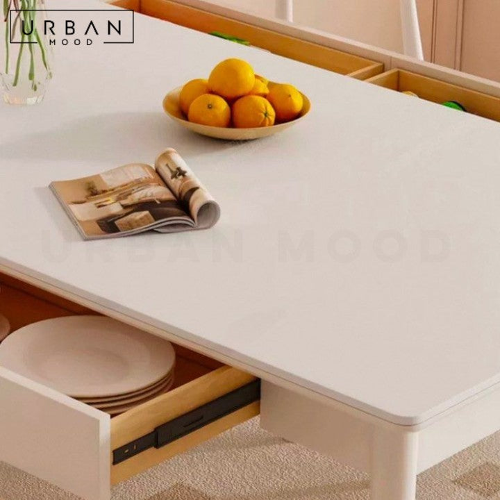 DEWY Modern Sintered Stone Dining Table