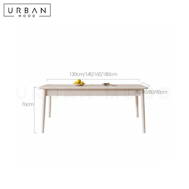 DEWY Modern Sintered Stone Dining Table