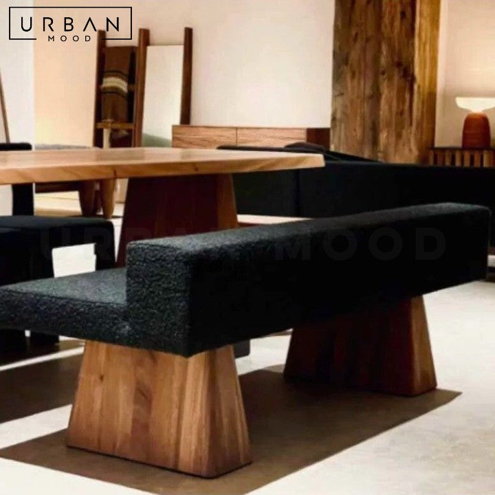 BEVEL Industrial Boucle Bench