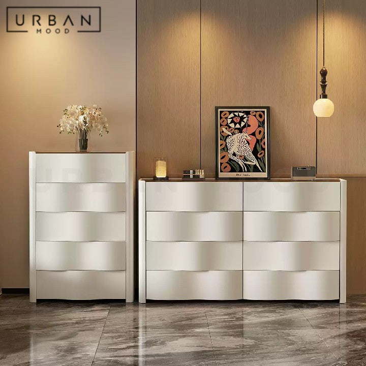 BAGER Modern Solid Wood Chest of Drawers