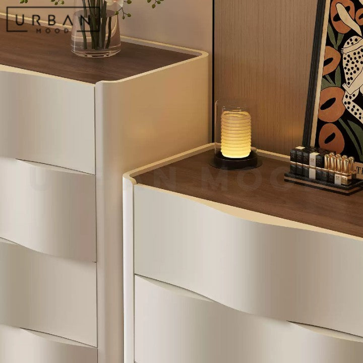 BAGER Modern Solid Wood Chest of Drawers