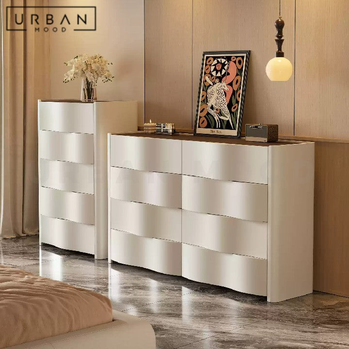 BAGER Modern Solid Wood Chest of Drawers