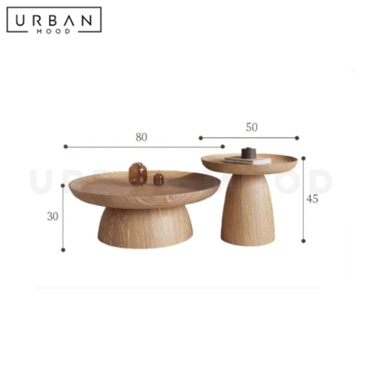 BANDA Modern Round Coffee Table