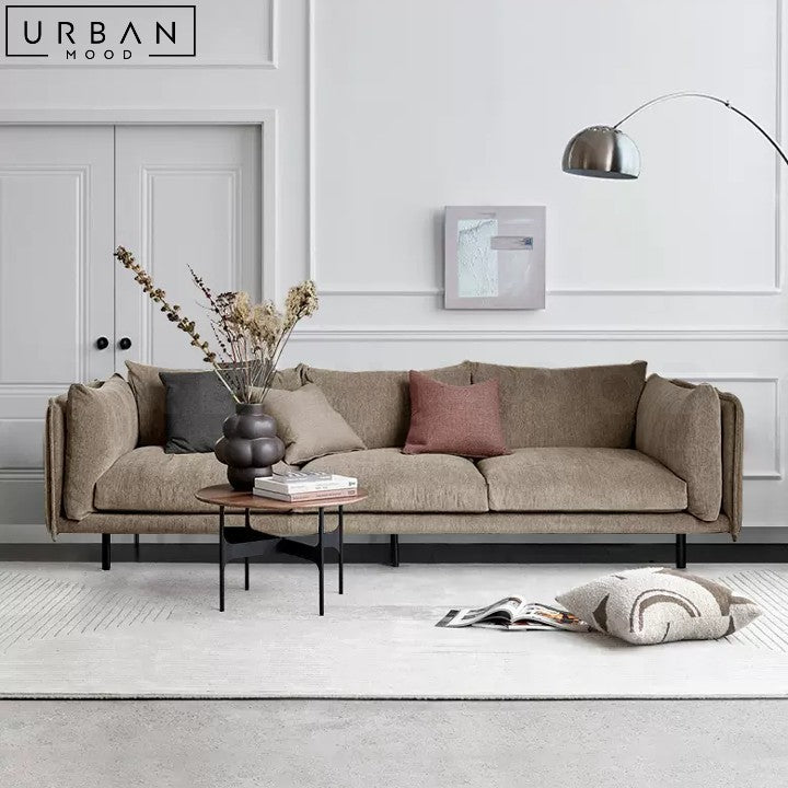 BARAZ Modern Fabric Sofa