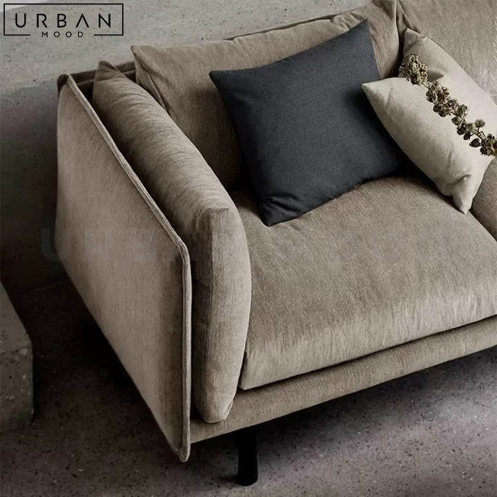 BARAZ Modern Fabric Sofa