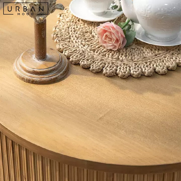 BARBIER Vintage Round Storage Coffee Table