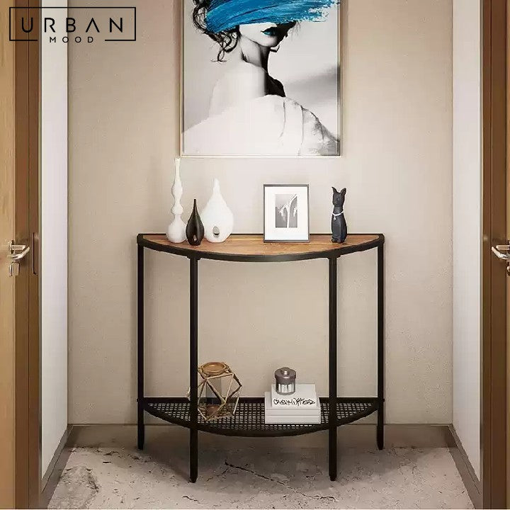 BARBIR Farmhouse Solid Wood Console Table