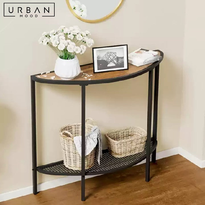 BARBIR Farmhouse Solid Wood Console Table