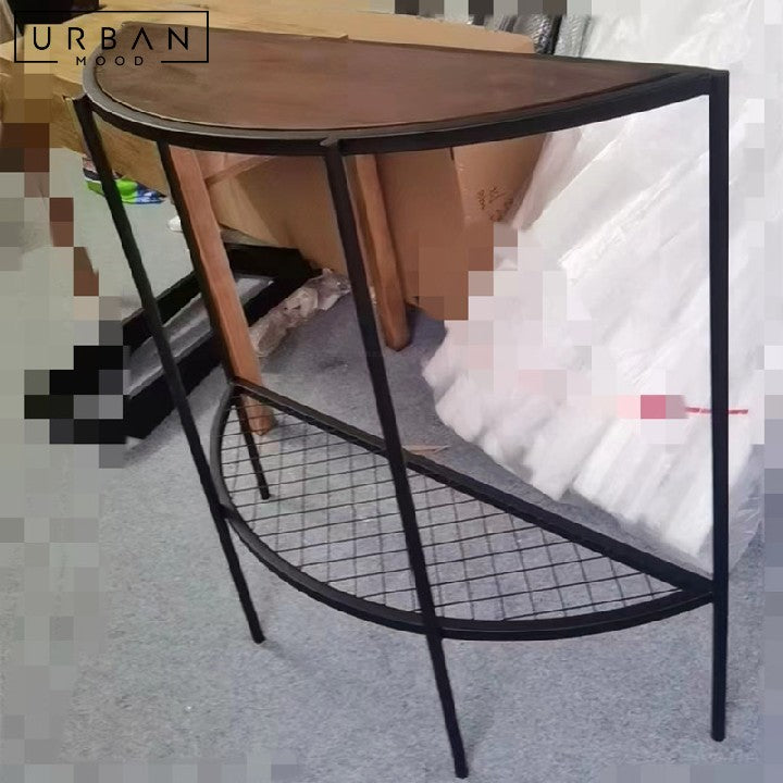 BARBIR Farmhouse Solid Wood Console Table