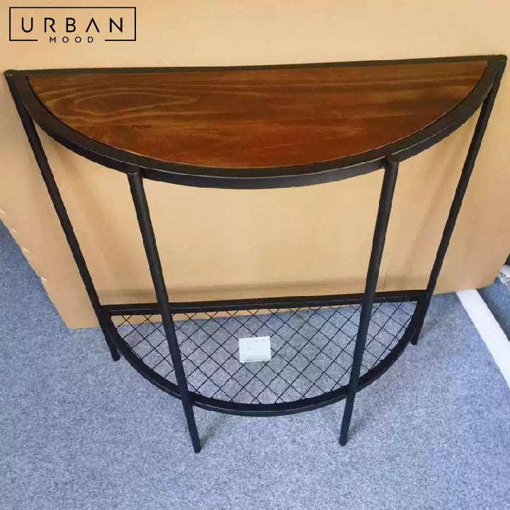 BARBIR Farmhouse Solid Wood Console Table