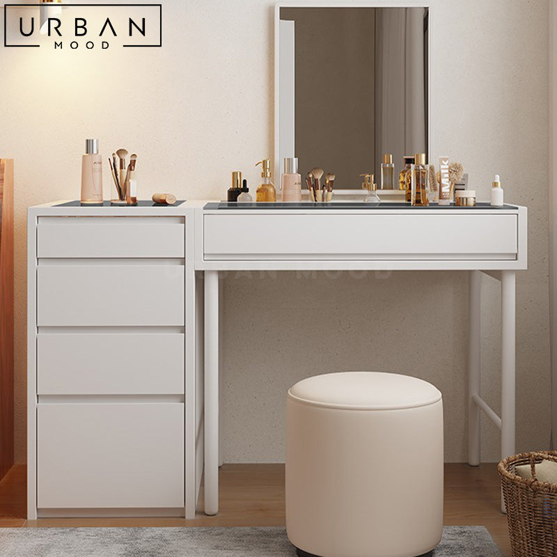 BARI Modern Vanity Table Set