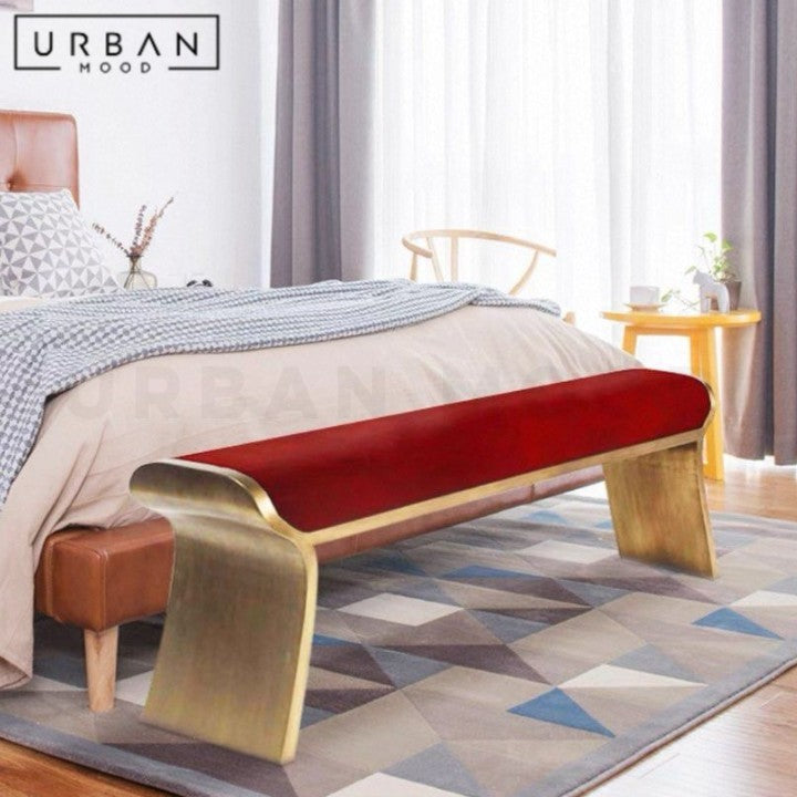 BARRERA Modern Fabric Bench