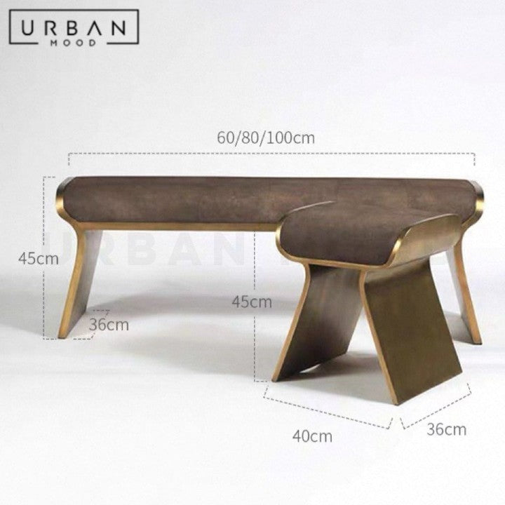 BARRERA Modern Fabric Bench