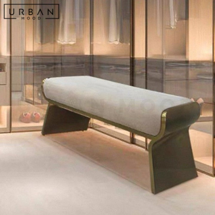 BARRERA Modern Fabric Bench