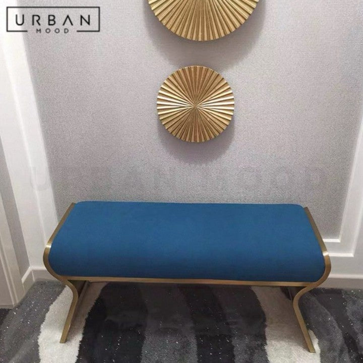 BARRERA Modern Fabric Bench