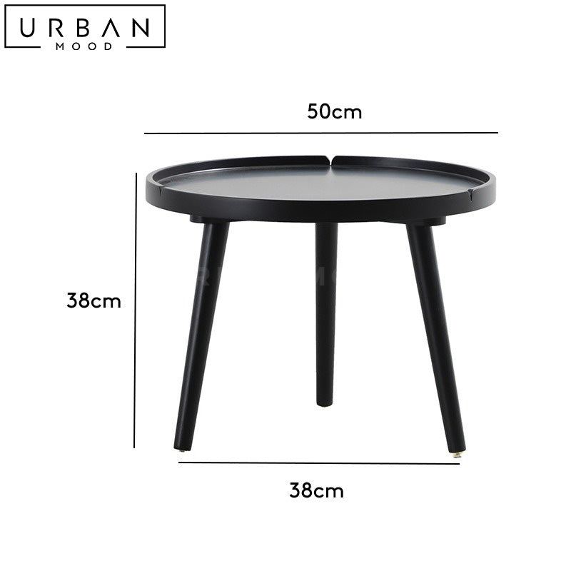 BARTE Modern Round Side Table