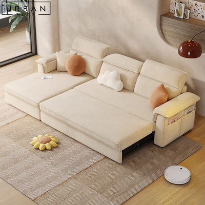 SANDO Modern Fabric Sectional Sofa