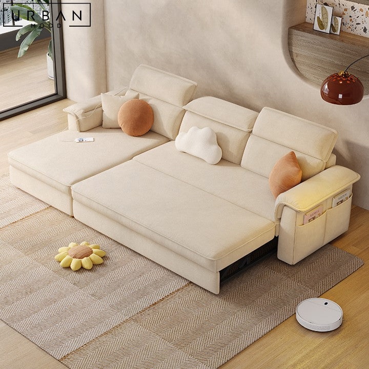 SANDO Modern Fabric Sectional Sofa