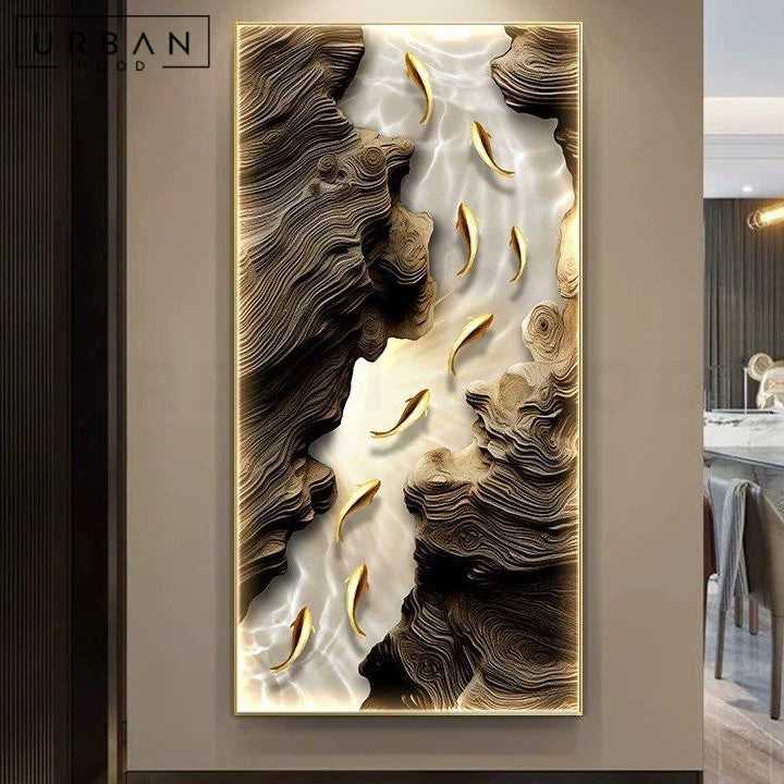 BASSEN Modern LED Oil Painting