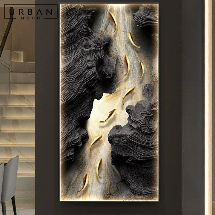 BASSEN Modern LED Oil Painting