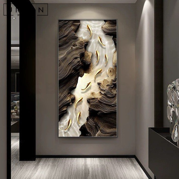 BASSEN Modern LED Oil Painting