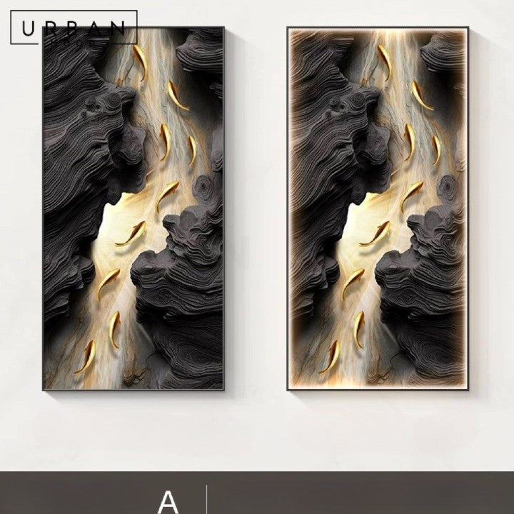 BASSEN Modern LED Oil Painting