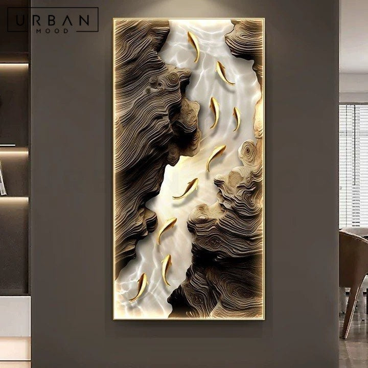 BASSEN Modern LED Oil Painting