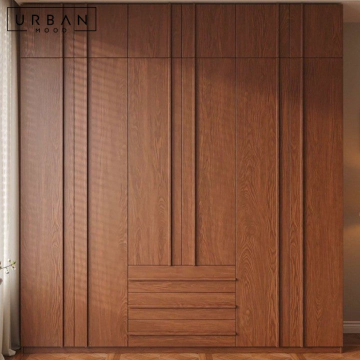 BASMA Modern Solid Wood Wardrobe