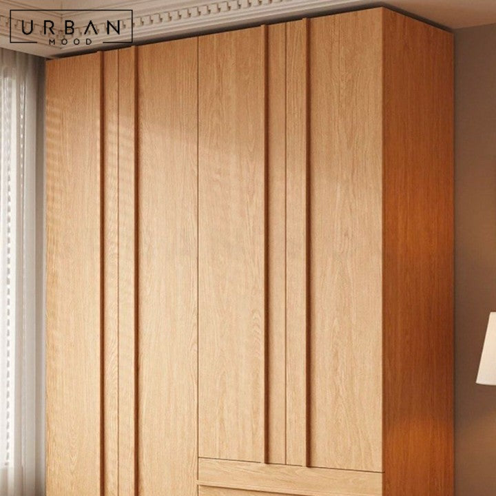 BASMA Modern Solid Wood Wardrobe