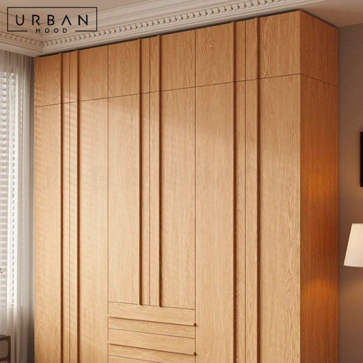 BASMA Modern Solid Wood Wardrobe