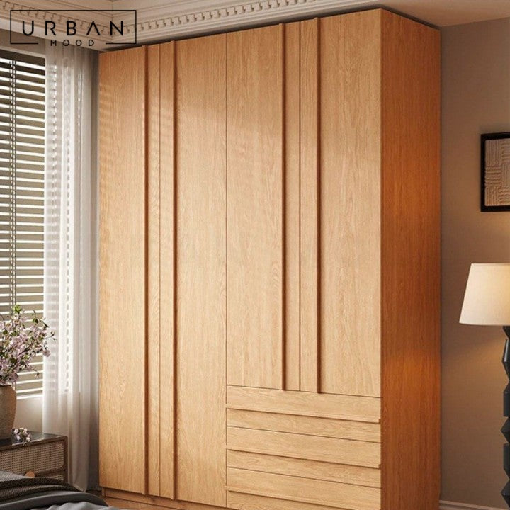 BASMA Modern Solid Wood Wardrobe
