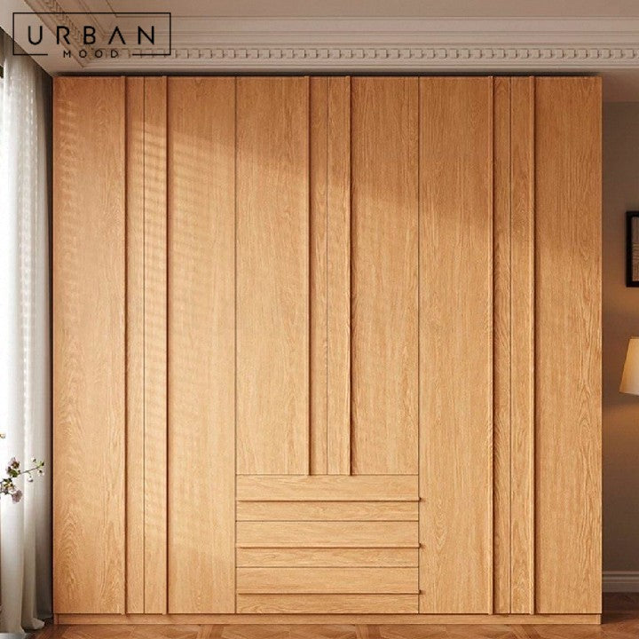 BASMA Modern Solid Wood Wardrobe