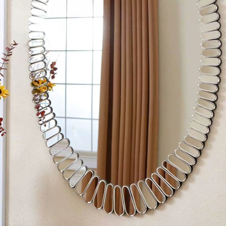 BASTER Modern Oval Wall Mirror - Urban Mood Singapore