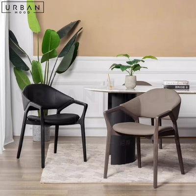 YENNY Modern Leather Dining Chair