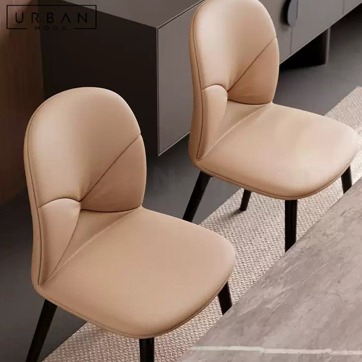 BEDARD Modern Leather Dining Chair